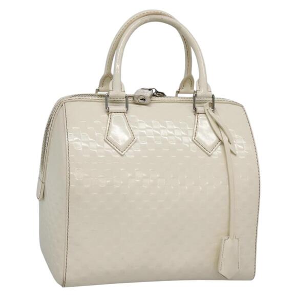 LOUIS VUITTON Damier Facet Speedy Cube PM Hand Bag White M48903 - Picture 1 of 16